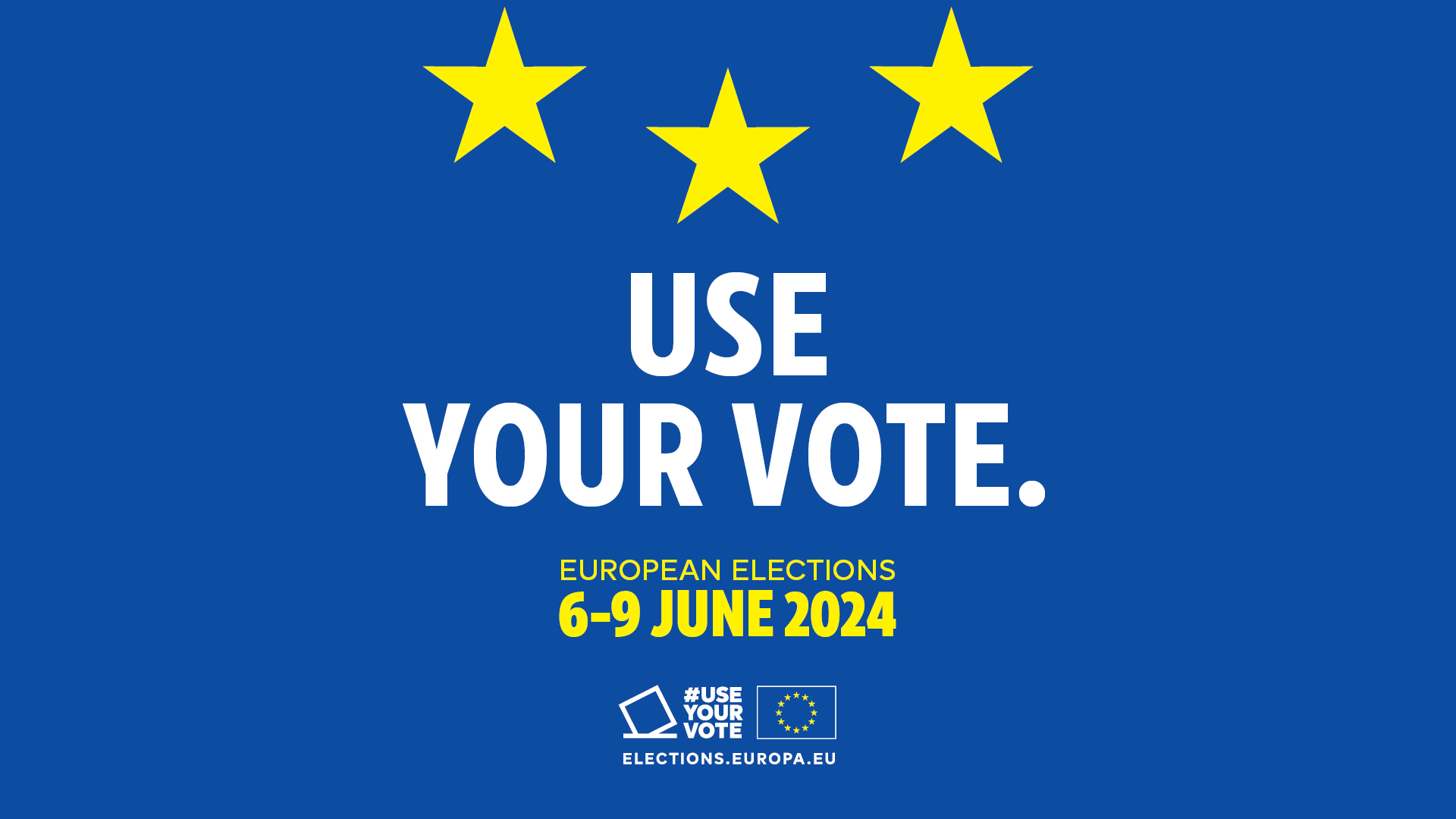 Use your Vote EU Elections 2024 EBC