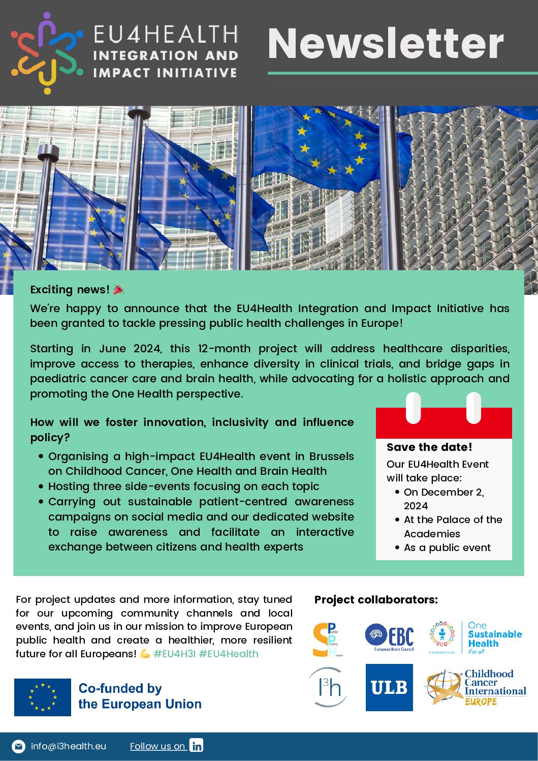 EU4H3I July Newsletter