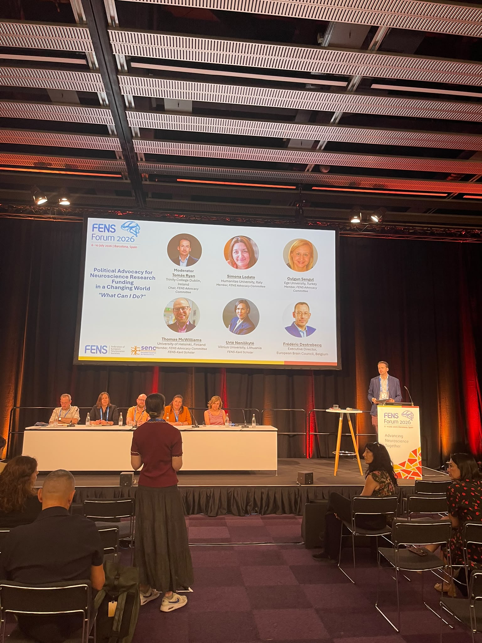 Political Advocacy for Neuroscience Research session panel